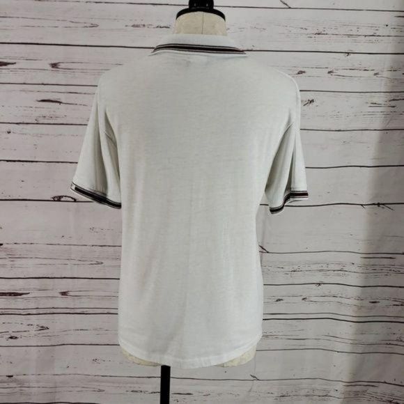 Bike Athletic Crimson Tide Bama vintage white medium polo shirt - Picture 6 of 7